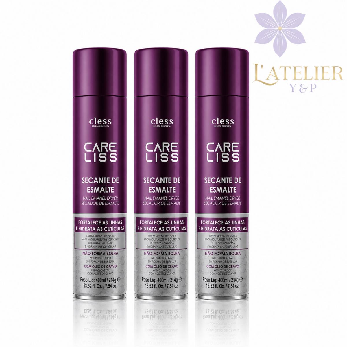 SPRAY SECANTE ESMALTE CARE LISS 400 ML