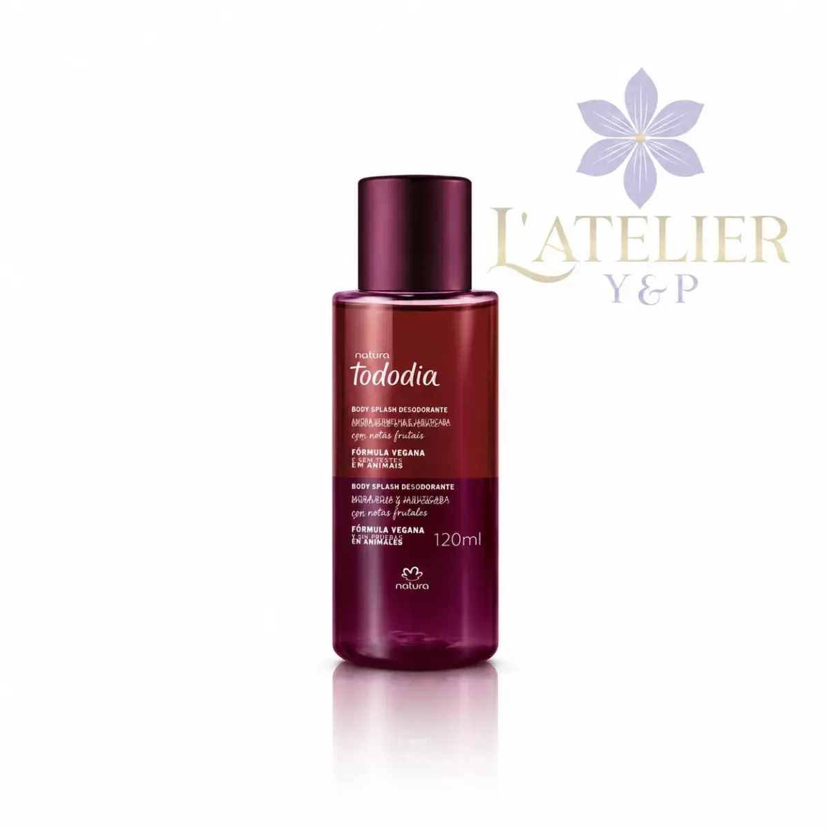 Natura Tododia Óleo Corporal bifásico  – Amora Vermelha e Jabuticaba 120 ml