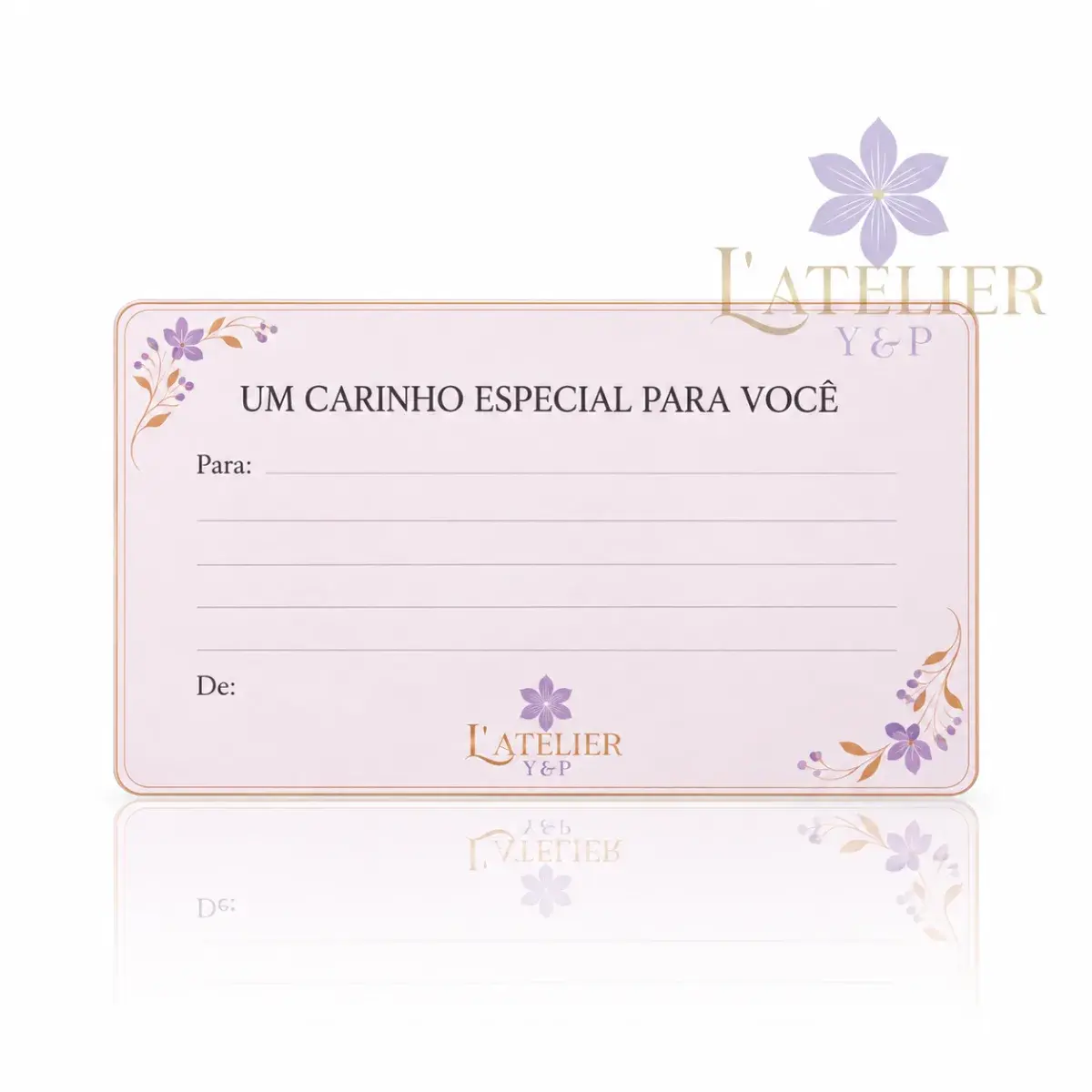 Cartão presente L'atelier Y&P