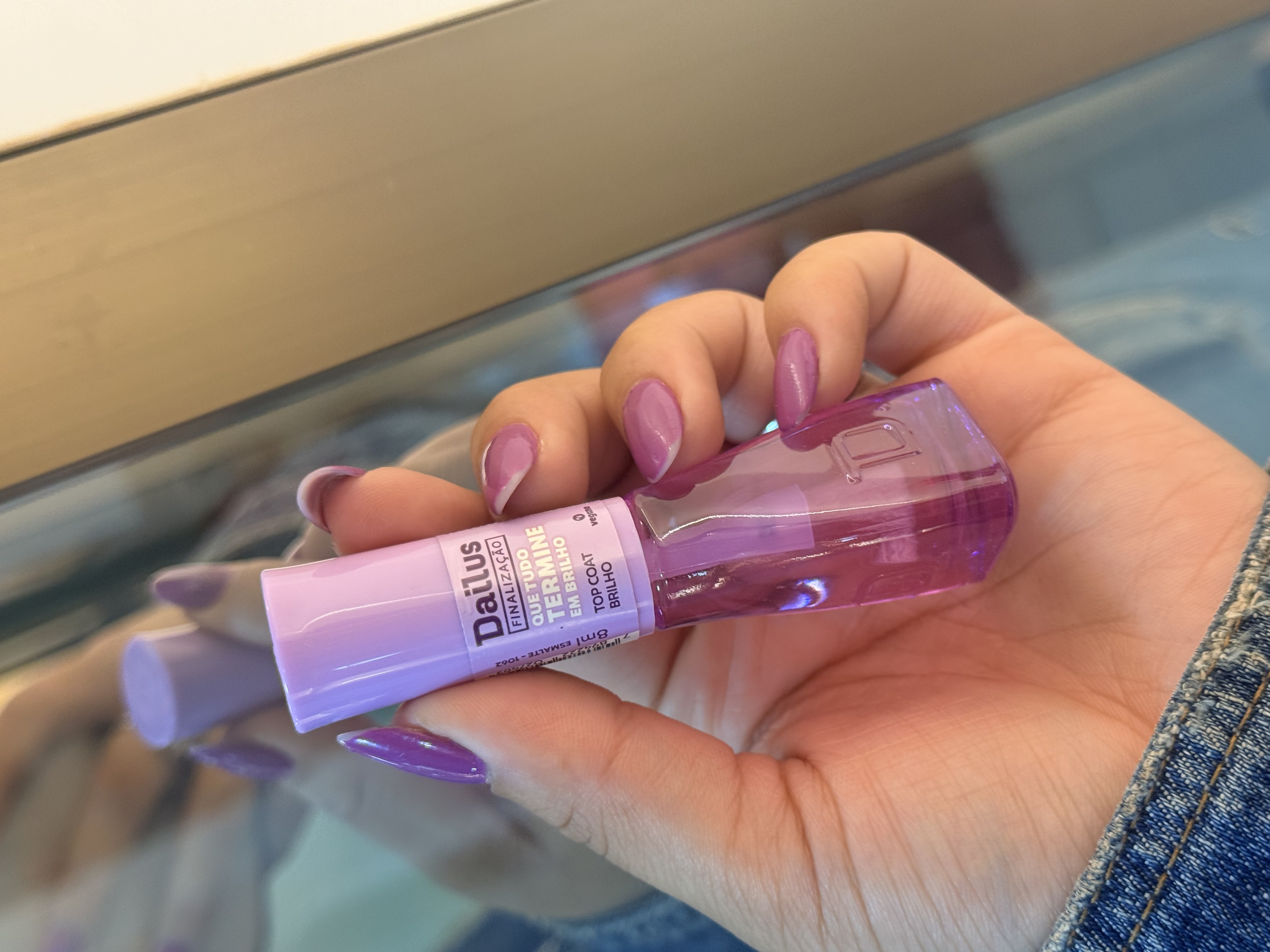 ESMALTE TOP COAT BRILHO 8 ML