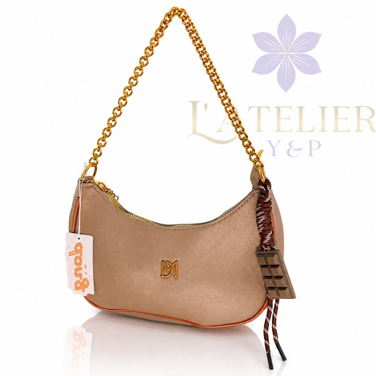 Bolsa Lua Nude chocolate