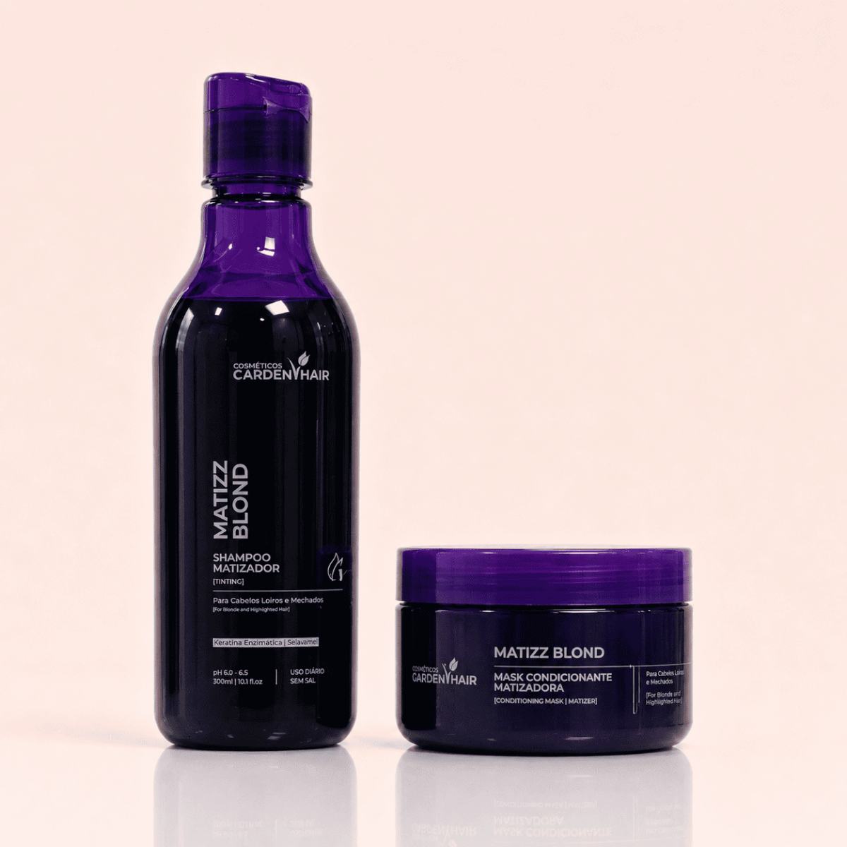 KIT SHAMPOO + MASCARA 2 EM 1 MATIZANTE